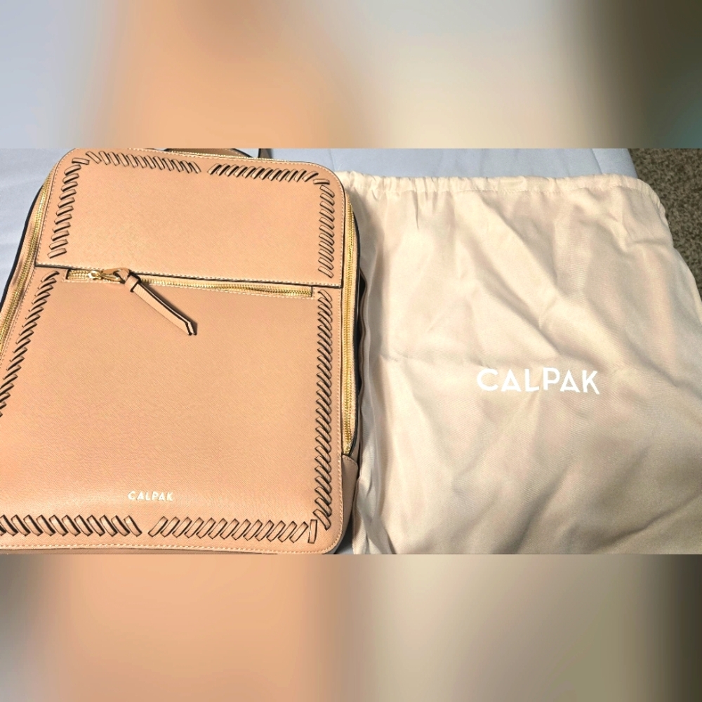 Calpak Beige Backpack with Dust Bag